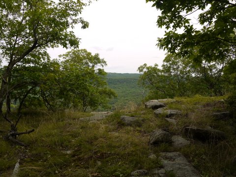 Scenic view from Indian Hill Loop, Sterling Forest State Park, Orange County, New York