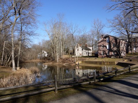 Millpond and Allaire Village, Allaire State Park, Monmouth County, New Jersey