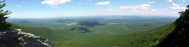Hudson Valley from Newman's Ledge, Kaaterskill Wild Forest, Greene County, New York