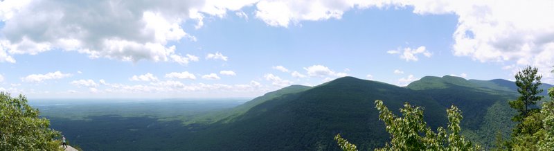 View from Huckleberry Point, Kaaterskill Wild Forest, Greene County, New York