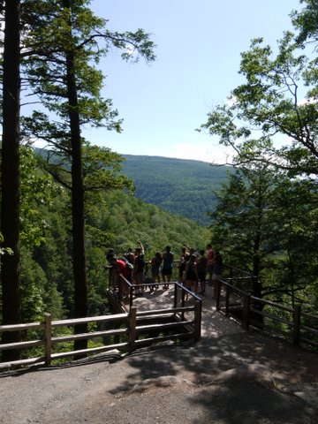 Observation Deck of Kaaterskill Falls, Kaaterskill Wild Forest, Greene County, New York