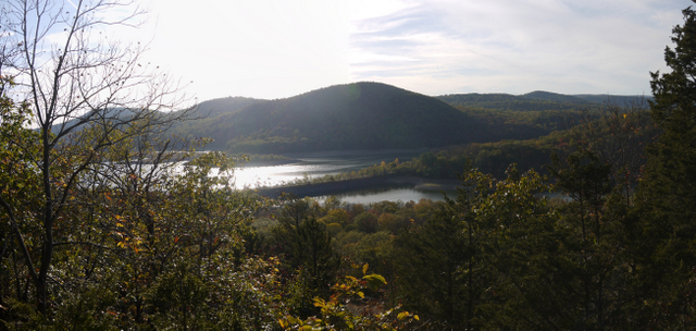 View of Board Mountain from Governor Mountain, Ringwood State Park, Passaic County, New Jersey