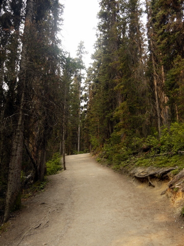 Trail to Lake Agnes, Banff National Park, Alberta, Canada