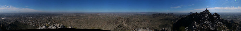 Panorama from Piestewa Peak, Phoenix Mountain Preserve, Phoenix, Arizona