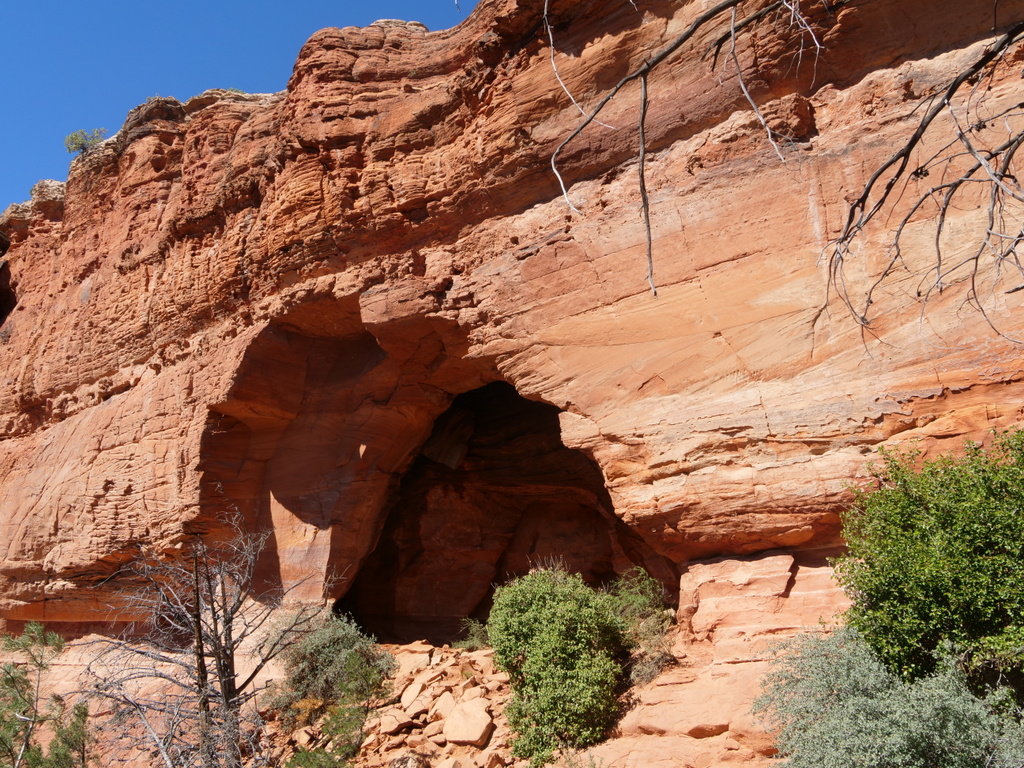 Soldier Pass cave, Red Rock-Secret Mountain Wilderness, Sedona, Arizona