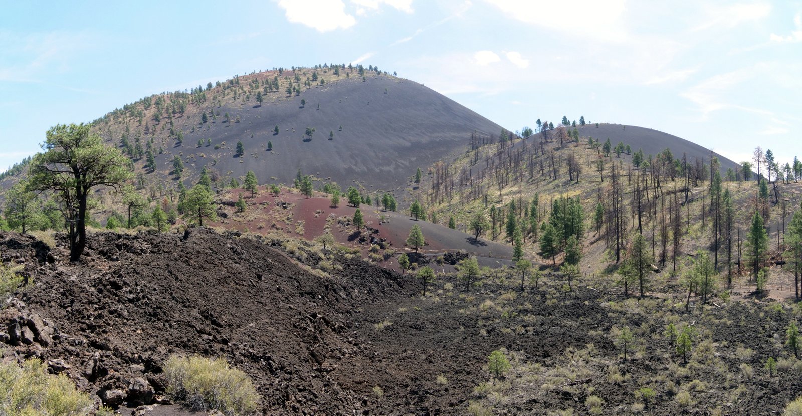 Lava Flow Trail, Sunset Crater Volcano National Monument, Coconino County, Arizona
