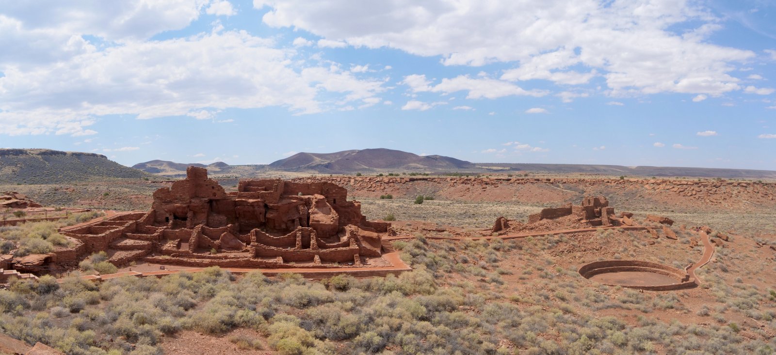 Wupatki Pueblo and ballcourt, Wupatki National Monument, Coconino County, Arizona