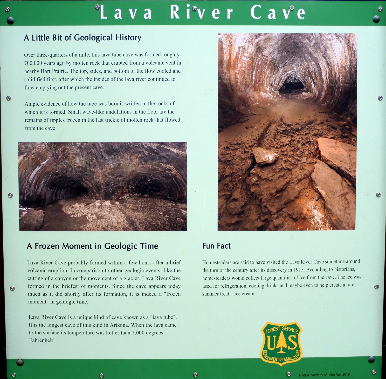 Lava River Tube, Coconino National Forest, Arizona